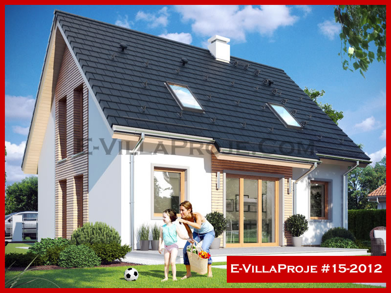 CPV-15-2012 • 154 m² 4+1 Dubleks Çelik Prefabrik Villa