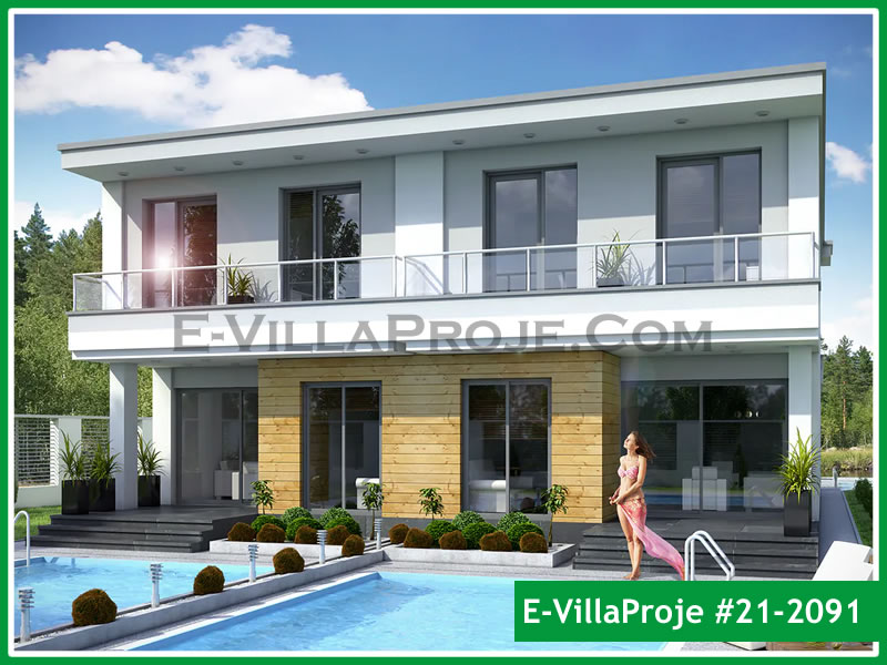 CPV-21-2091 • 154 m² 4+1 Dubleks Çelik Prefabrik Villa