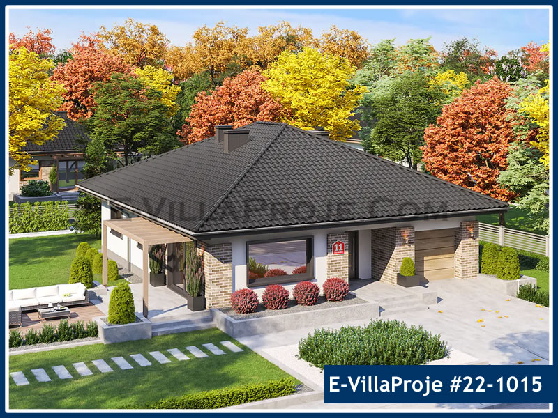 CPV-22-1015 • 155 m² 4+1 Tek Katlı Çelik Prefabrik Villa