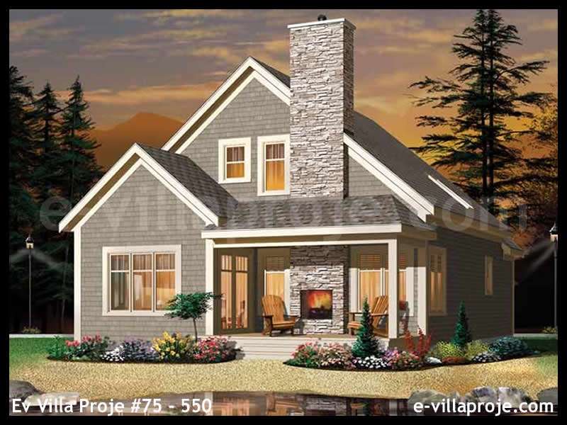 CPV-75-550 • 157 m² 4+1 Dubleks Çelik Prefabrik Villa