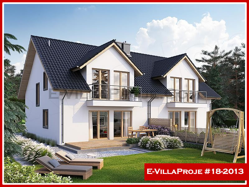 CPV-18-2013 • 157 m² 4+1 Dubleks Çelik Prefabrik Villa