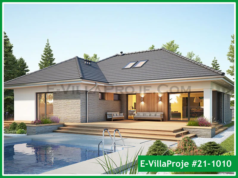 CPV-21-1010 • 159 m² 4+1 Tek Katlı Çelik Prefabrik Villa