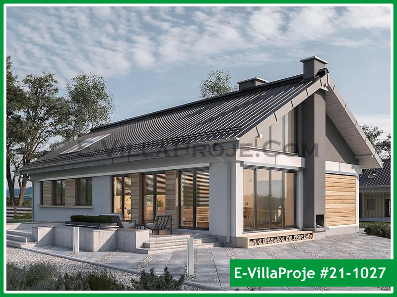 CPV-21-1027 • 162 m² 4+1 Tek Katlı Çelik Prefabrik Villa