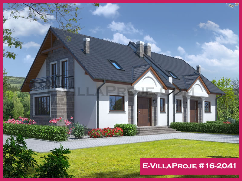 CPV-16-2041 • 163 m² 4+1 Dubleks Çelik Prefabrik Villa