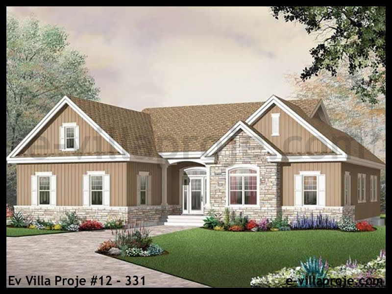CPV-12-331 • 163 m² 4+1 Tek Katlı Çelik Prefabrik Villa