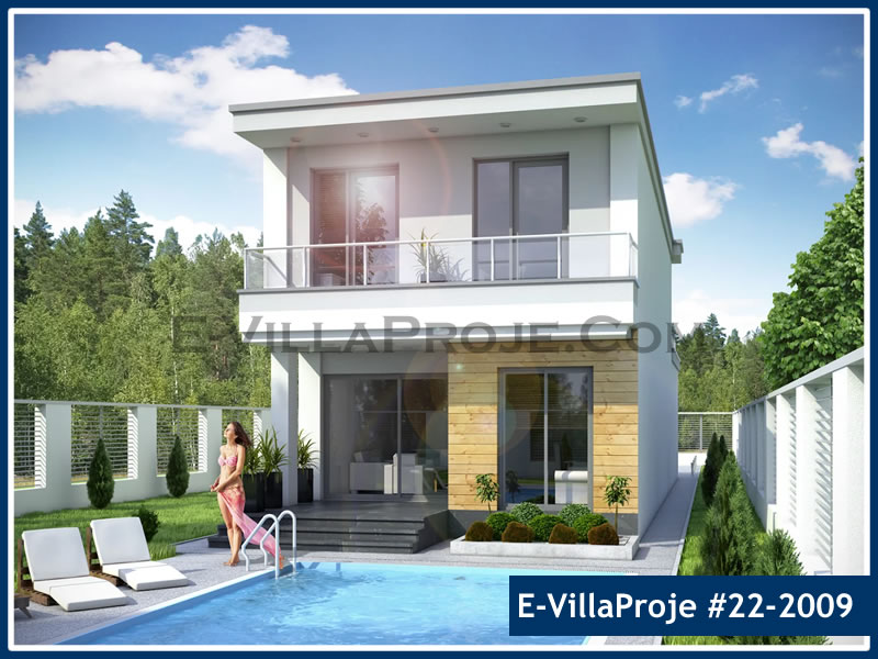 CPV-22-2009 • 164 m² 4+1 Dubleks Çelik Prefabrik Villa