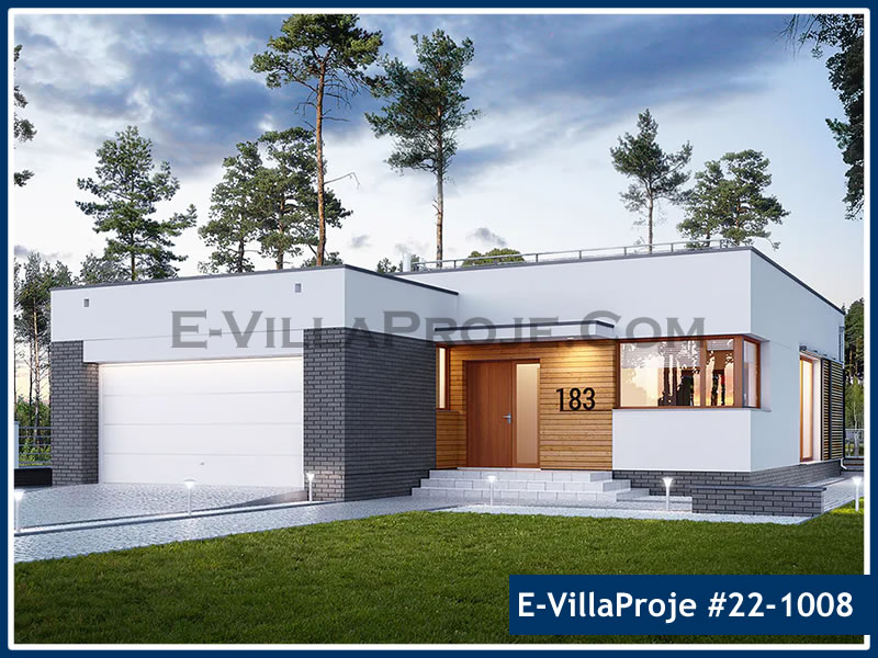 CPV-22-1008 • 164 m² 4+1 Tek Katlı Çelik Prefabrik Villa
