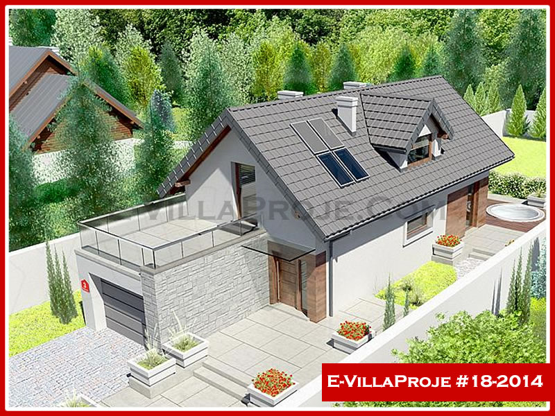 CPV-18-2014 • 166 m² 4+1 Dubleks Çelik Prefabrik Villa