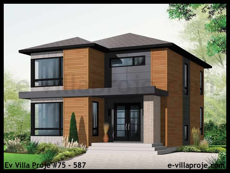 CPV-75-587 • 167 m² 4+1 Dubleks Çelik Prefabrik Villa