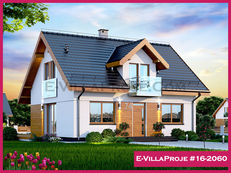 CPV-16-2060 • 169 m² 4+1 Dubleks Çelik Prefabrik Villa