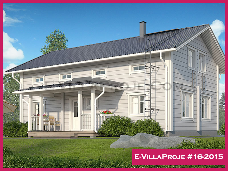 CPV-16-2015 • 172 m² 4+1 Dubleks Çelik Prefabrik Villa