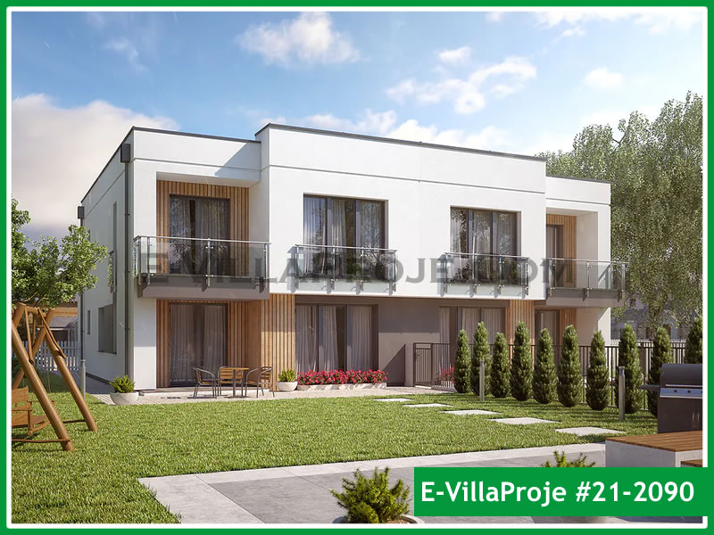 CPV-21-2090 • 173 m² 4+1 Dubleks Çelik Prefabrik Villa