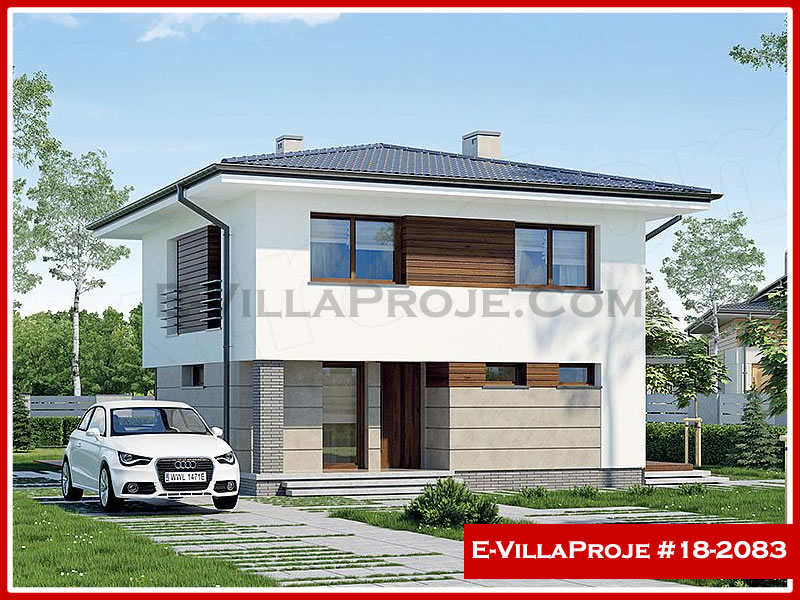 CPV-18-2083 • 173 m² 4+1 Dubleks Çelik Prefabrik Villa