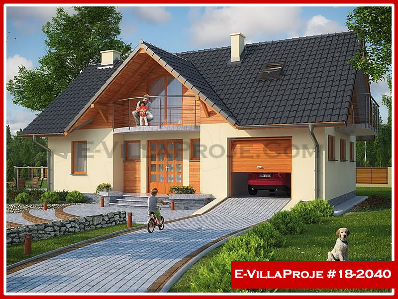 CPV-18-2040 • 174 m² 4+1 Dubleks Çelik Prefabrik Villa
