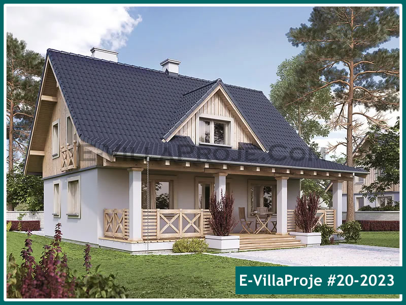 CPV-20-2023 • 176 m² 4+1 Dubleks Çelik Prefabrik Villa