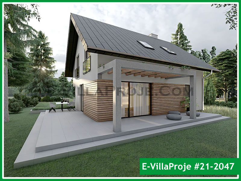 CPV-21-2047 • 177 m² 4+1 Dubleks Çelik Prefabrik Villa