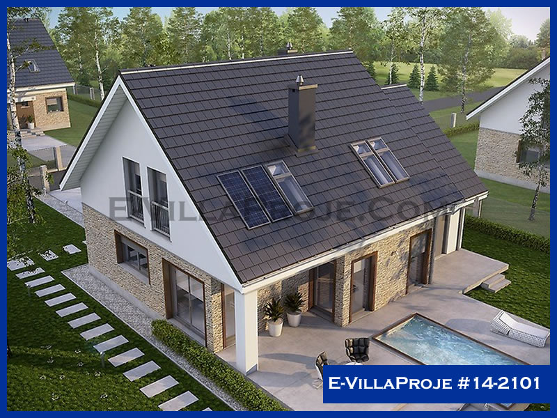 CPV-14-2101 • 179 m² 4+1 Dubleks Çelik Prefabrik Villa