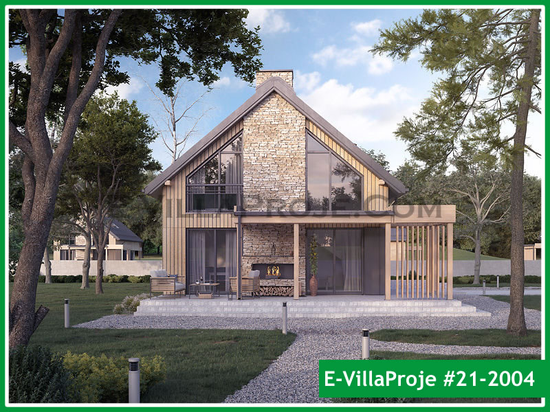 CPV-21-2004 • 183 m² 5+1 Dubleks Çelik Prefabrik Villa