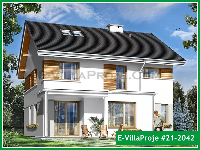 CPV-21-2042 • 184 m² 5+1 Dubleks Çelik Prefabrik Villa