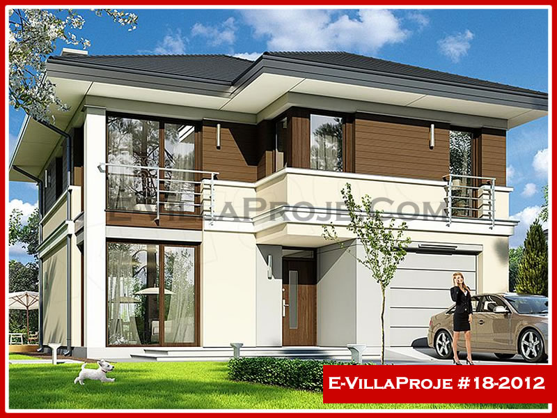 CPV-18-2012 • 184 m² 5+1 Dubleks Çelik Prefabrik Villa