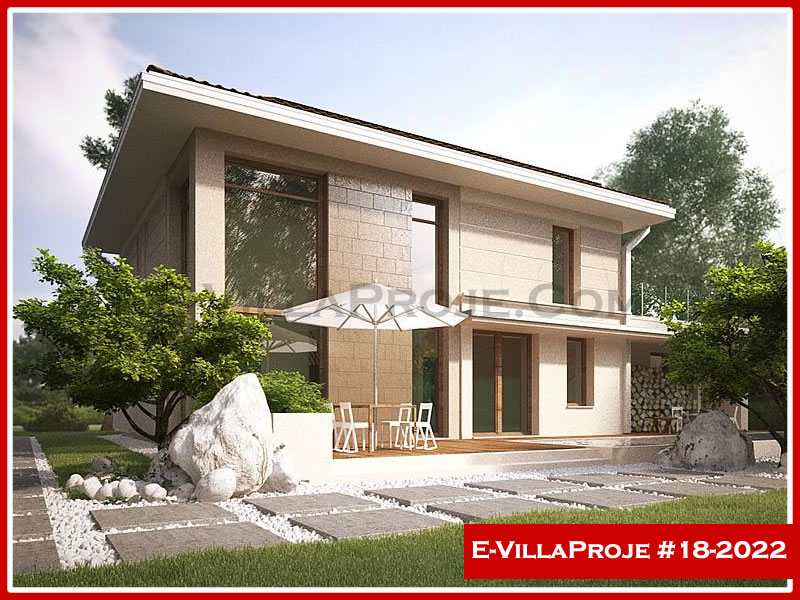 CPV-18-2022 • 185 m² 5+1 Dubleks Çelik Prefabrik Villa