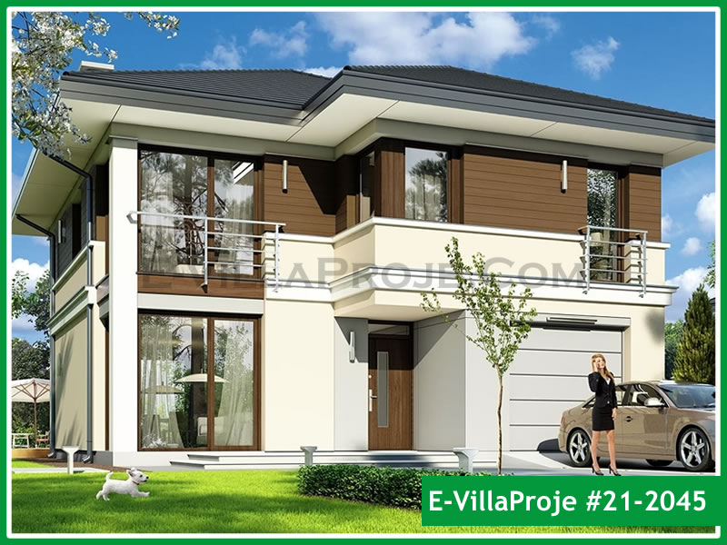 CPV-21-2045 • 185 m² 5+1 Dubleks Çelik Prefabrik Villa