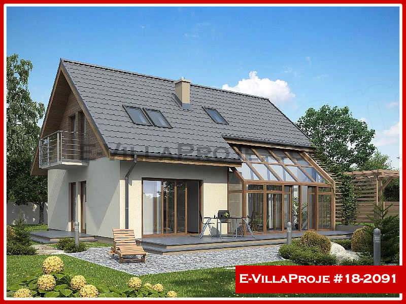 CPV-18-2091 • 186 m² 5+1 Dubleks Çelik Prefabrik Villa