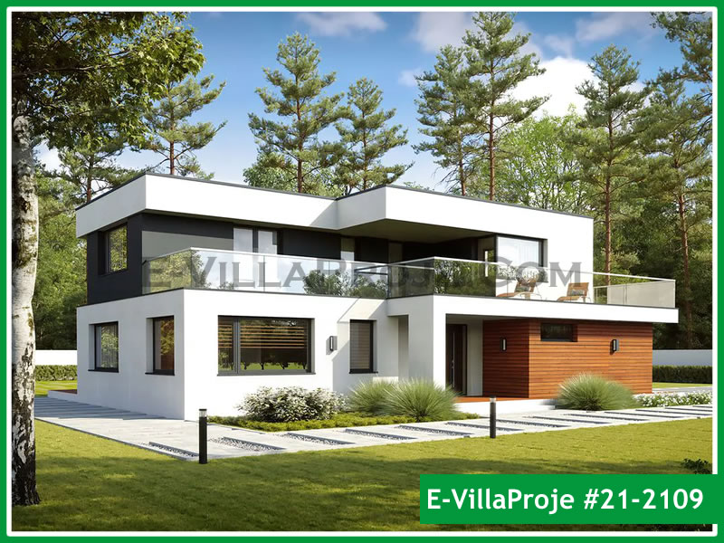 CPV-21-2109 • 187 m² 5+1 Dubleks Çelik Prefabrik Villa