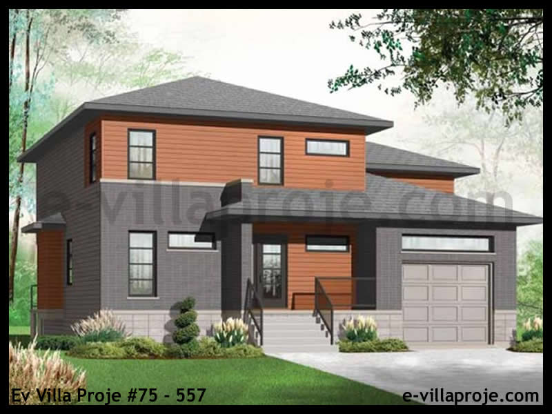 CPV-75-557 • 189 m² 5+1 Dubleks Çelik Prefabrik Villa