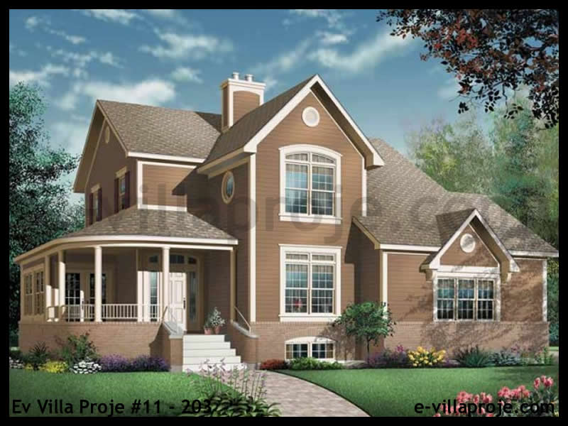 CPV-11-203 • 189 m² 5+1 Dubleks Çelik Prefabrik Villa