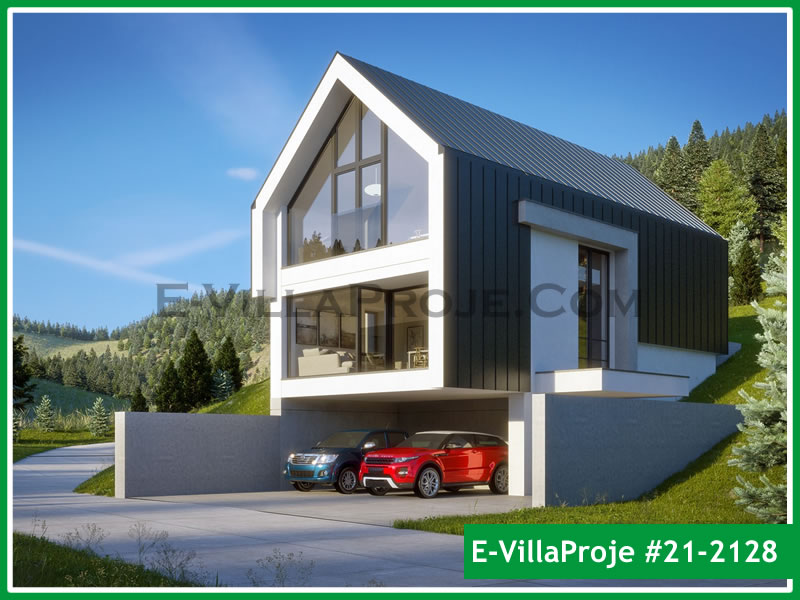 CPV-21-2128 • 191 m² 5+1 Dubleks Çelik Prefabrik Villa