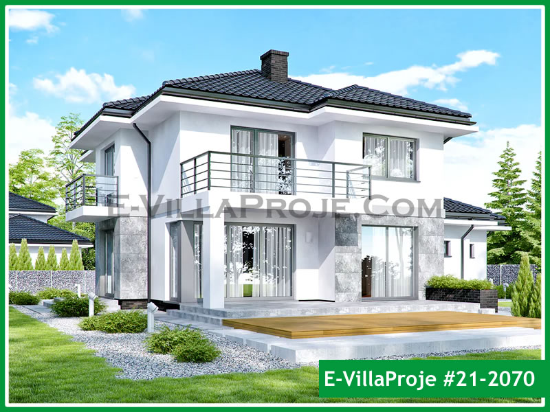 CPV-21-2070 • 191 m² 5+1 Dubleks Çelik Prefabrik Villa