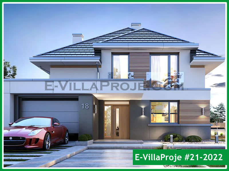 CPV-21-2022 • 192 m² 5+1 Dubleks Çelik Prefabrik Villa