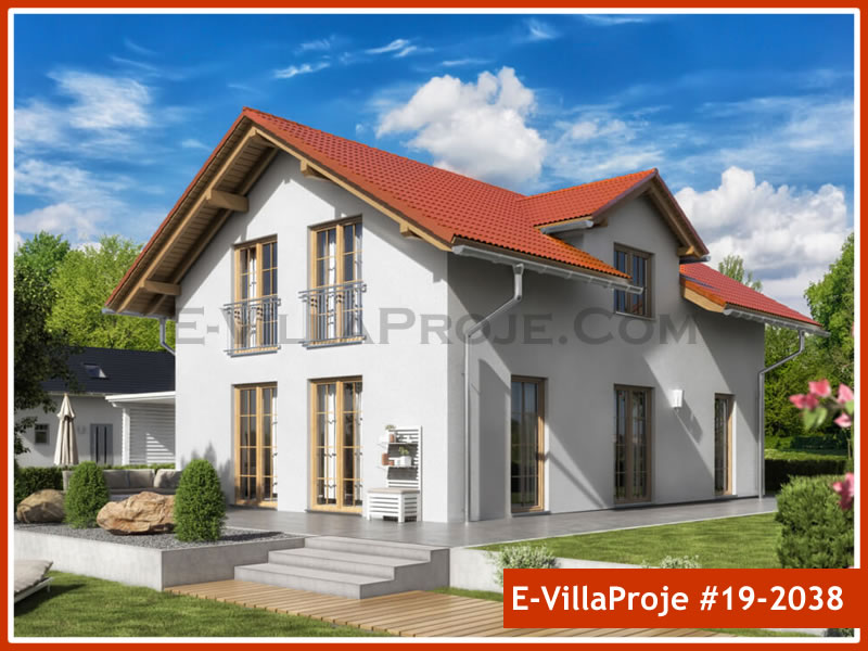 CPV-19-2038 • 193 m² 5+1 Dubleks Çelik Prefabrik Villa