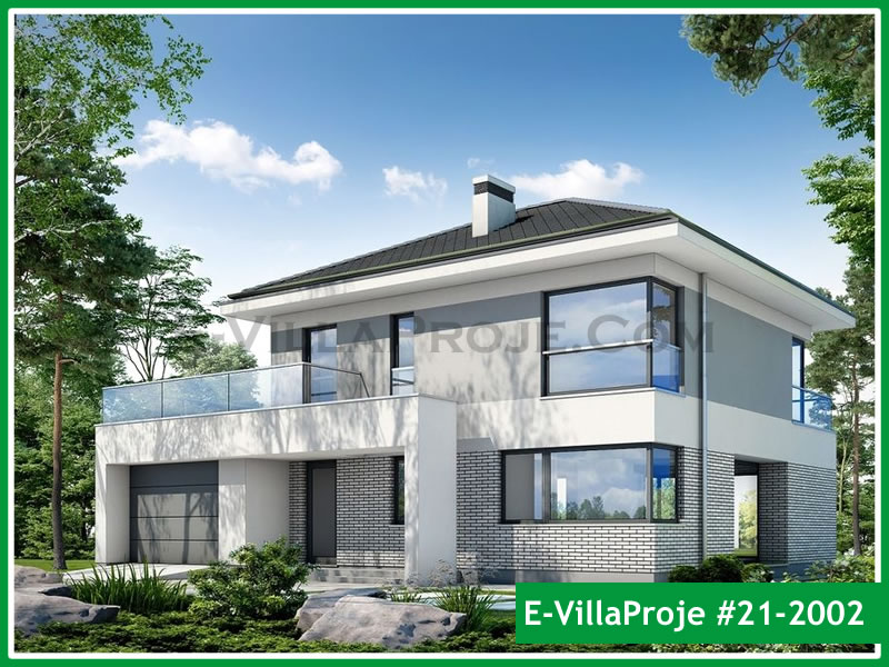 CPV-21-2002 • 193 m² 5+1 Dubleks Çelik Prefabrik Villa