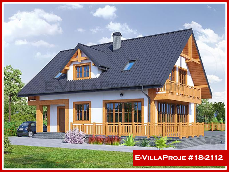 CPV-18-2112 • 194 m² 5+1 Dubleks Çelik Prefabrik Villa