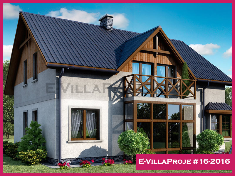 CPV-16-2016 • 195 m² 5+1 Dubleks Çelik Prefabrik Villa