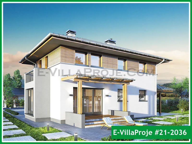 CPV-21-2036 • 195 m² 5+1 Dubleks Çelik Prefabrik Villa