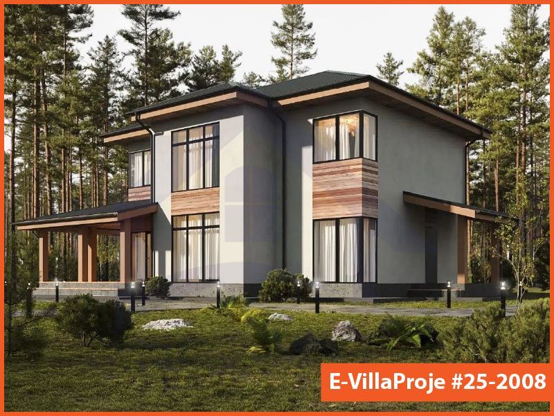 CPV-25-2008 • 195 m² 5+1 Dubleks Çelik Prefabrik Villa