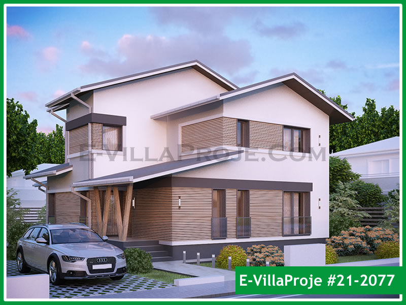 CPV-21-2077 • 196 m² 5+1 Dubleks Çelik Prefabrik Villa