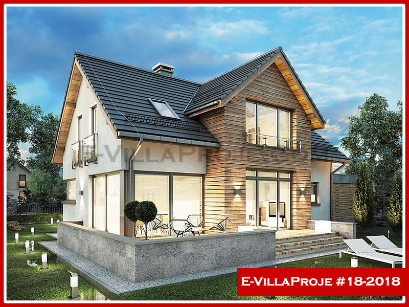 CPV-18-2018 • 196 m² 5+1 Dubleks Çelik Prefabrik Villa