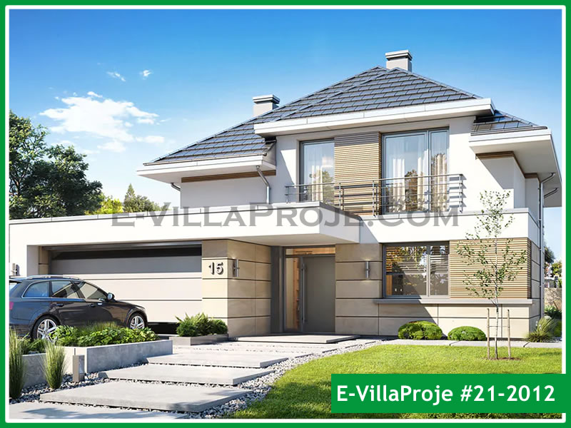 CPV-21-2013 • 201 m² 5+1 Dubleks Çelik Prefabrik Villa