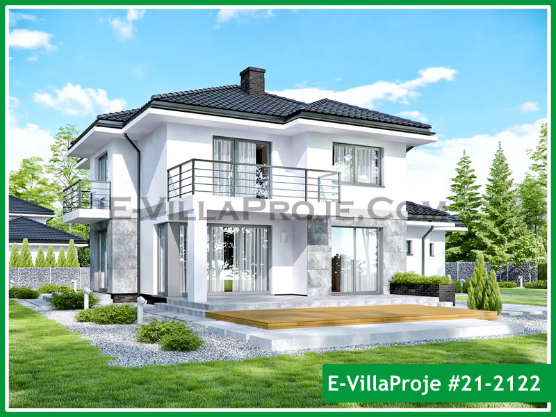 CPV-21-2122 • 202 m² 5+1 Dubleks Çelik Prefabrik Villa