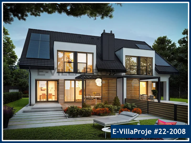 CPV-22-2008 • 202 m² 5+1 Dubleks Çelik Prefabrik Villa