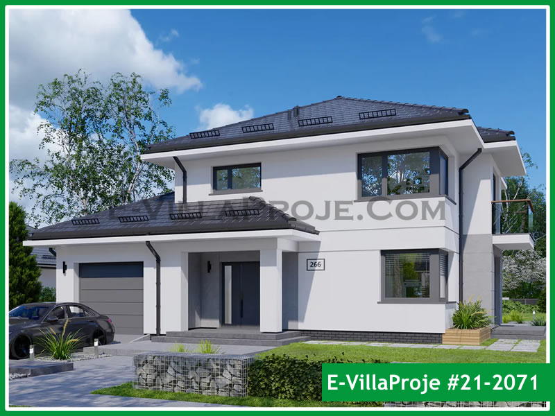 CPV-21-2071 • 202 m² 5+1 Dubleks Çelik Prefabrik Villa
