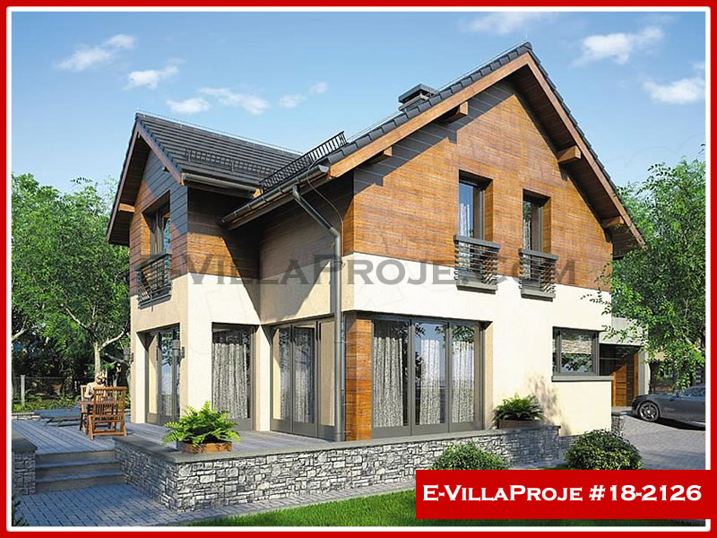 CPV-18-2126 • 203 m² 5+1 Dubleks Çelik Prefabrik Villa