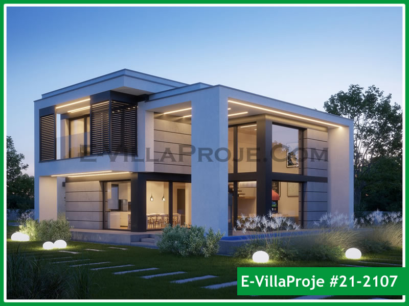 CPV-21-2107 • 203 m² 5+1 Dubleks Çelik Prefabrik Villa