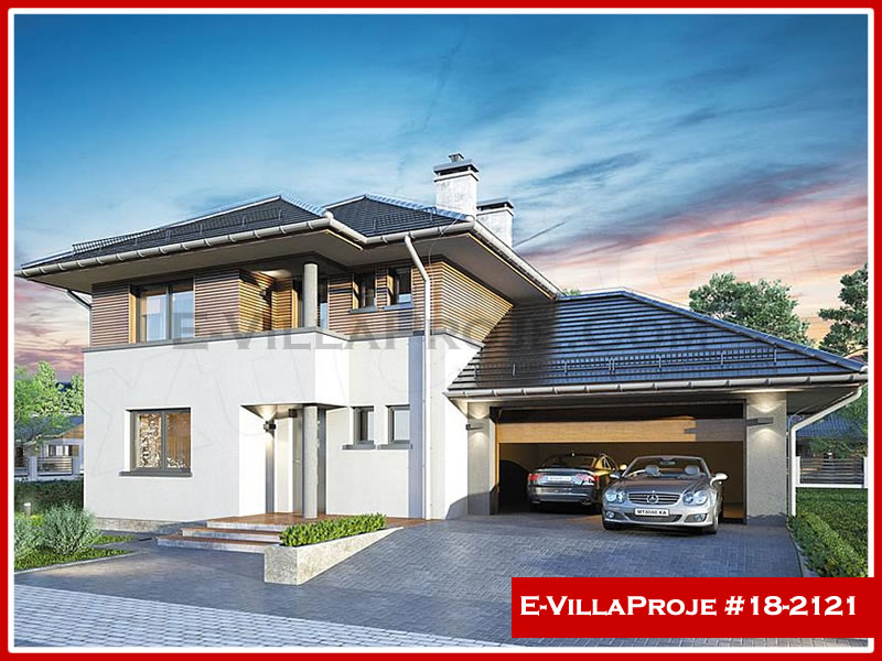 CPV-18-2121 • 204 m² 5+1 Dubleks Çelik Prefabrik Villa