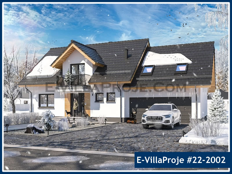 CPV-22-2002 • 204 m² 5+1 Dubleks Çelik Prefabrik Villa