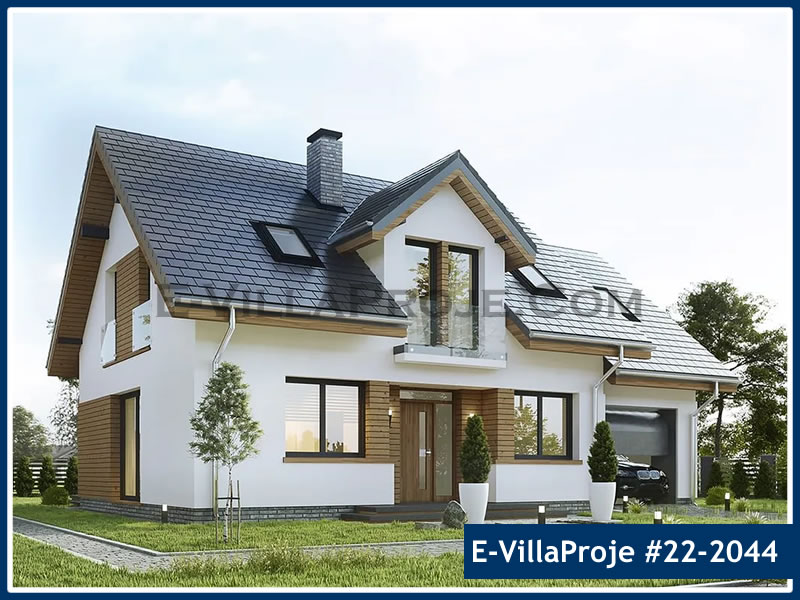 CPV-22-2044 • 206 m² 5+1 Dubleks Çelik Prefabrik Villa